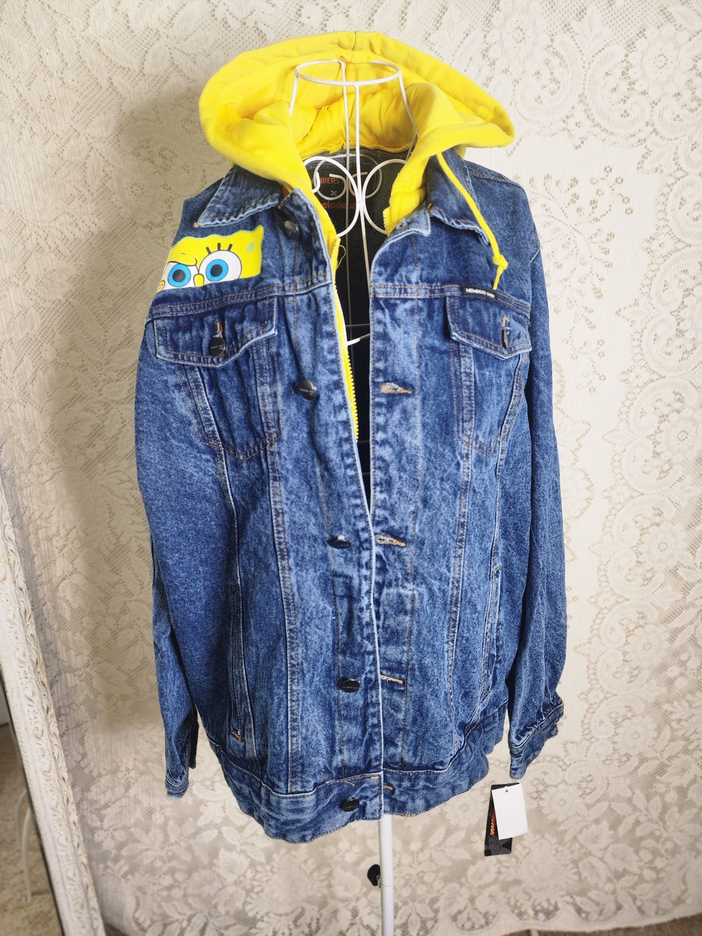 Members Only x Nickelodeon SpongeBob SquarePants denim jacket